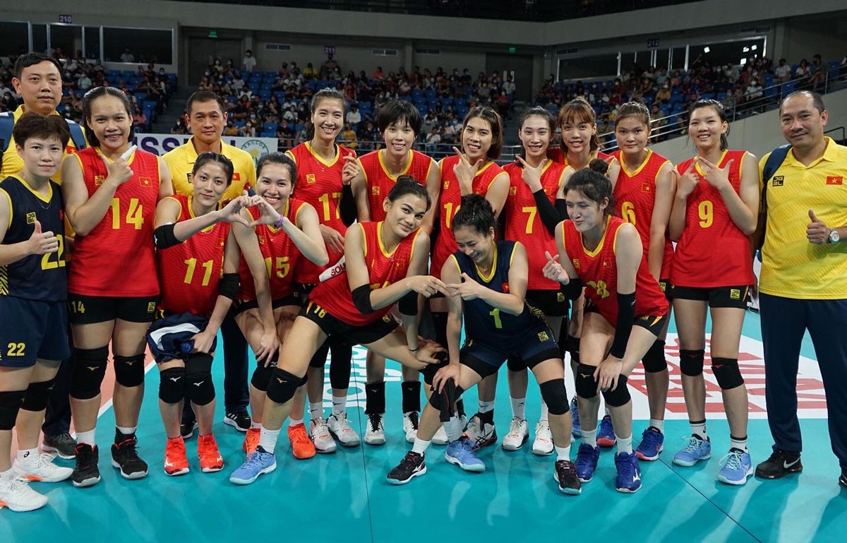Đội tuyển bóng chuyền Việt Nam xếp thứ 4 giải châu Á 2022