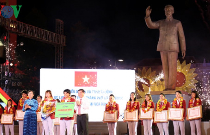 TP. Hồ Chí Minh tuyên dương HLV, VĐV thi đấu xuất sắc tại SEA Games 29