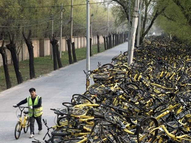 Bắc Kinh cấm đưa thêm xe đạp chia sẻ vào thành phố