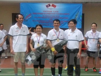 Giao lưu thể thao hữu nghị Việt - Lào tại Jakarta