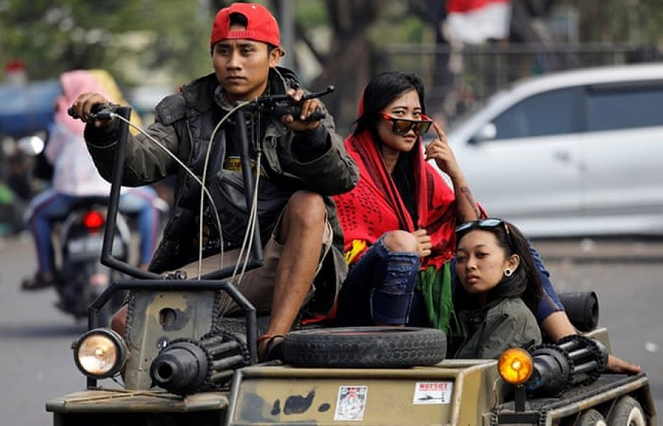 Indonesia: Lễ hội “quái xế” Vespa và những chiếc xe "độ" độc bản