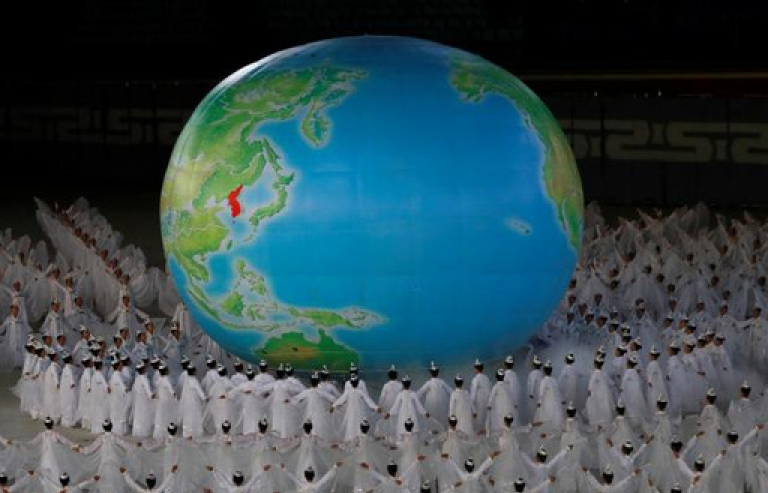 Triều Tiên: “Biển người” tham gia màn đồng diễn có một không hai