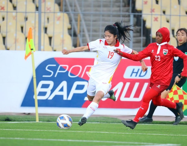 Asian Cup nữ: Đội tuyển nữ Việt Nam thắng 16 - 0 Maldives nhưng HLV Mai Đức Chung chưa yên tâm