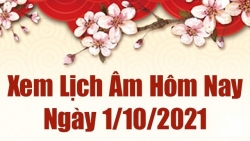 Lịch âm 1/10, Xem âm lịch hôm nay thứ 6 ngày 1/10/2021 chính xác nhất. Lịch vạn niên