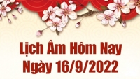 Lịch âm 16/9, xem âm lịch hôm nay Thứ Sáu ngày 16/9/2022 là ngày tốt hay xấu? Lịch vạn niên 16/9/2022