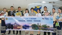 Hãng hàng không quốc tế Myanmar mở đường bay tới Cảng hàng không quốc tế Nội Bài