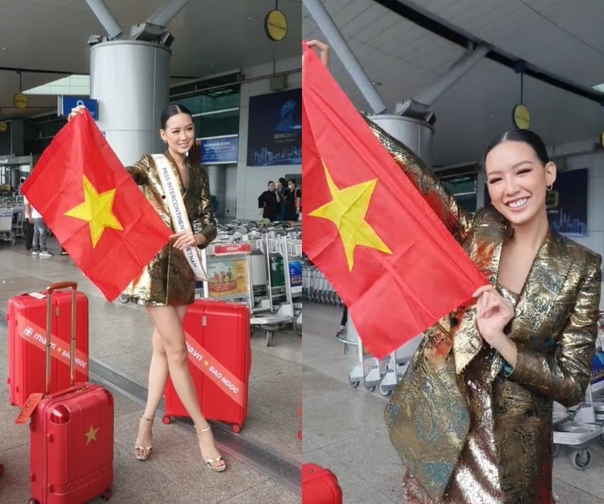 Á hậu Bảo Ngọc vừa chính thức lên đường Ai Cập để tham gia cuộc thi Miss Intercontinental 2022 (Hoa hậu Liên lục địa 2022). Ngoài gia đình và bạn bè, nhiều người hâm mộ cũng có mặt để cổ vũ tinh thần cho cô.