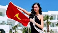 Những hình hình ảnh của Báo Ngọc bên trên cuộc thi đua Hoa hậu Liên châu lục 2022