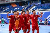Thắng Saudi Arabia, đội tuyển futsal Việt Nam rộng cửa vào tứ kết VCK futsal châu Á 2022