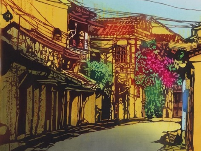Việt Nam đa sắc và sâu lắng qua góc nhìn của họa sỹ Nhật Bản