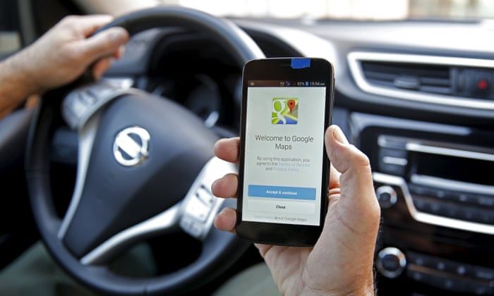 google maps them tinh nang chong cuop taxi