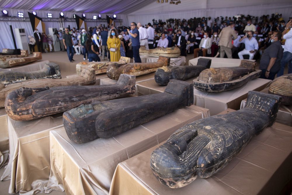 Phát hiện 59 quan tài cổ 2.600 năm tuổi ở Ai Cập