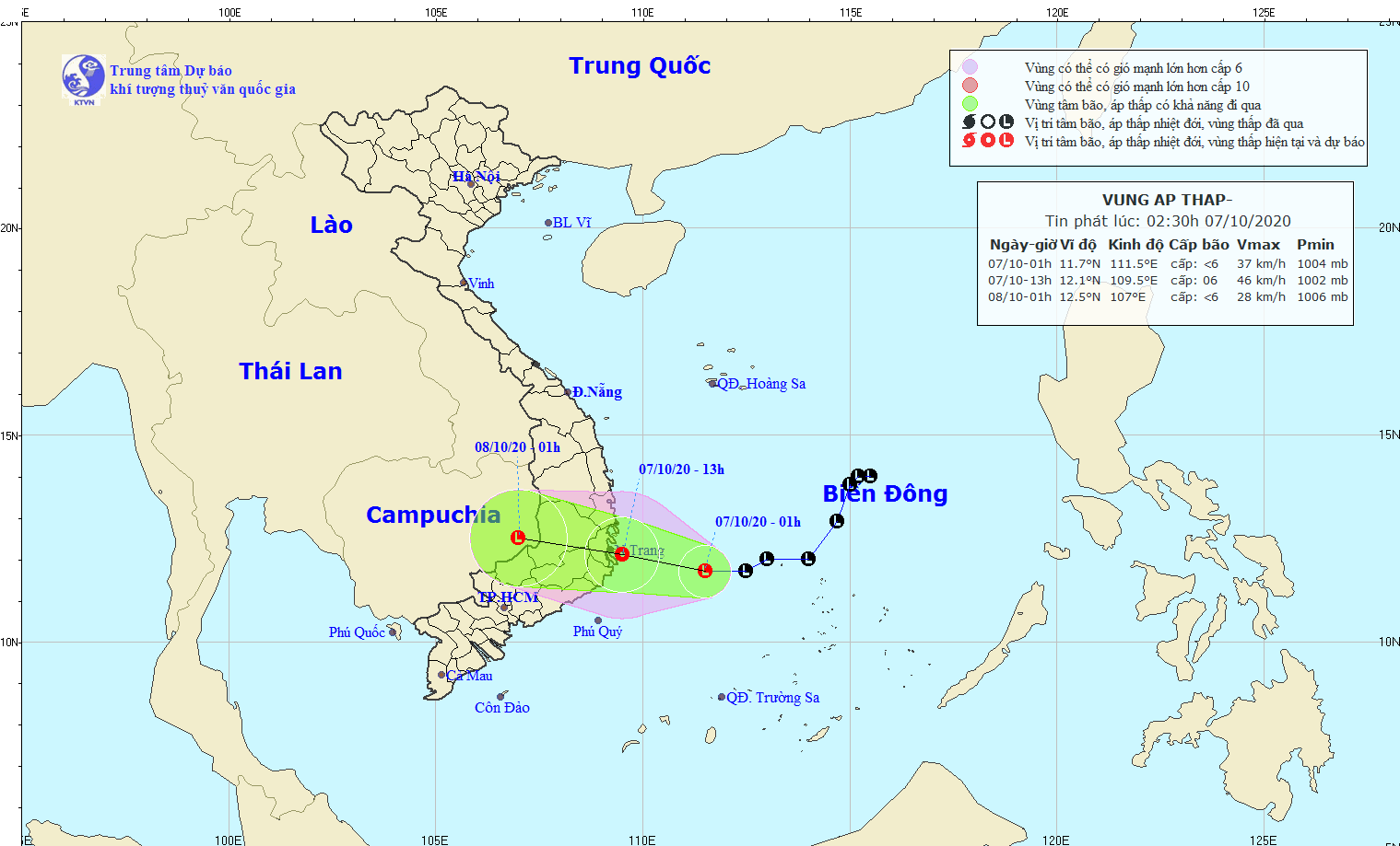 du bao thoi tiet ngay va dem nay 710