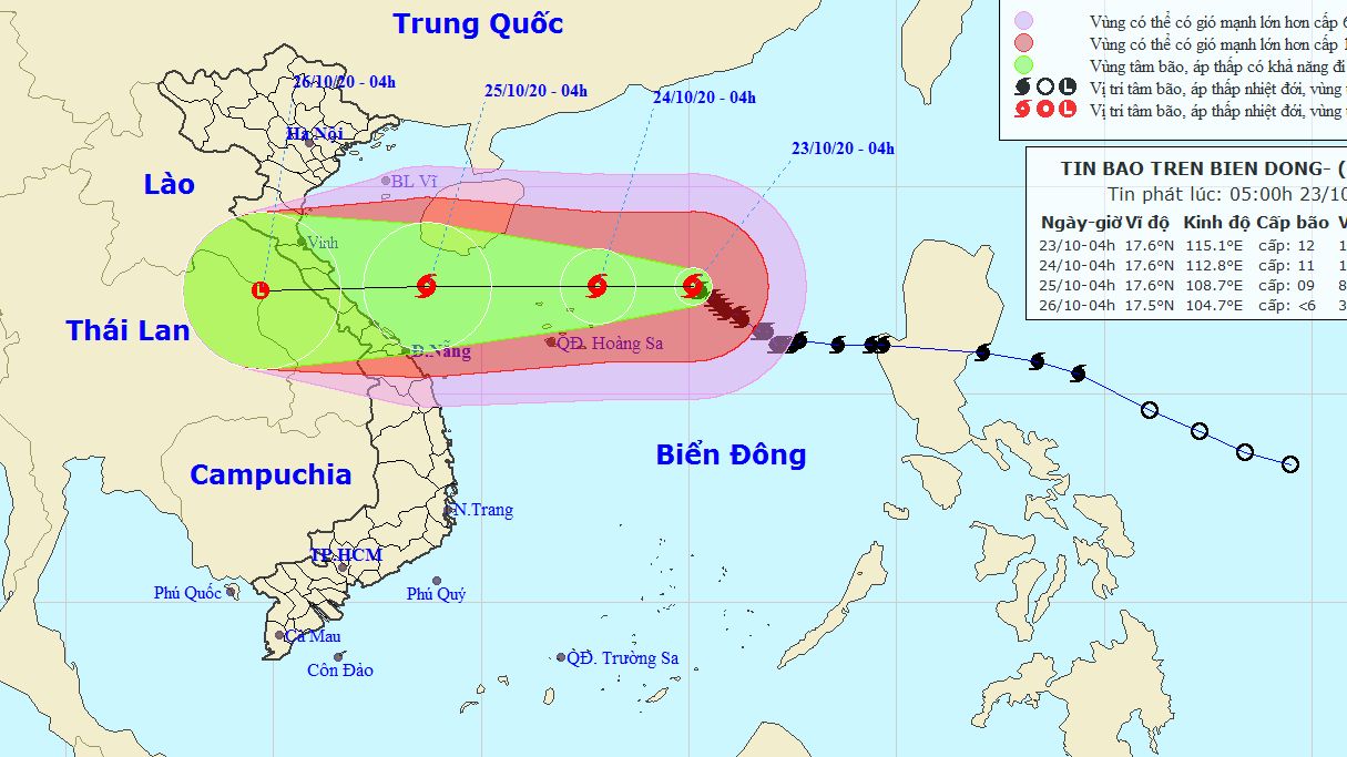 Dự báo thời tiết: Bão số 8 trên Biển Đông có gió giật cấp 15