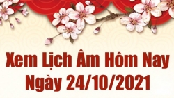 Lịch âm 24/10, Xem âm lịch hôm nay Chủ Nhật ngày 24/10/2021 chính xác nhất. Lịch vạn niên