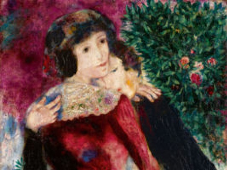 Bức “Les Amoureux” của danh họa Chagall được mua với giá kỷ lục