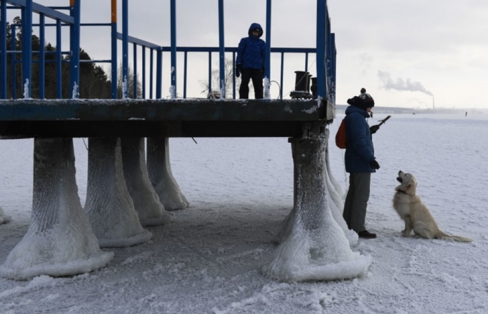 Nga: Cảnh "bà chúa" băng giá đẹp ấn tượng lúc chớm Đông