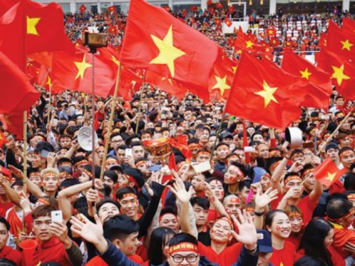 Báo Hàn “choáng” về "giấc mơ vàng" của CĐV Việt: “Như thể họ đang dự World Cup”