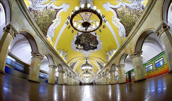 Khám phá tàu điện ngầm - Cung điện dưới lòng đất ở thủ đô nước Nga