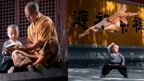 Trung Quốc: Tiểu hòa thượng 5 tuổi múa võ nổi tiếng mạng xã hội