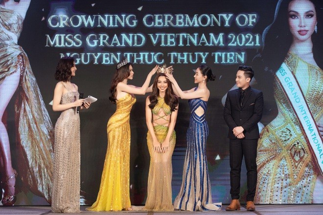 Thùy Tiên nhận vương miện danh giá trước khi lên đường dự thi Hoa hậu Hòa bình Quốc tế