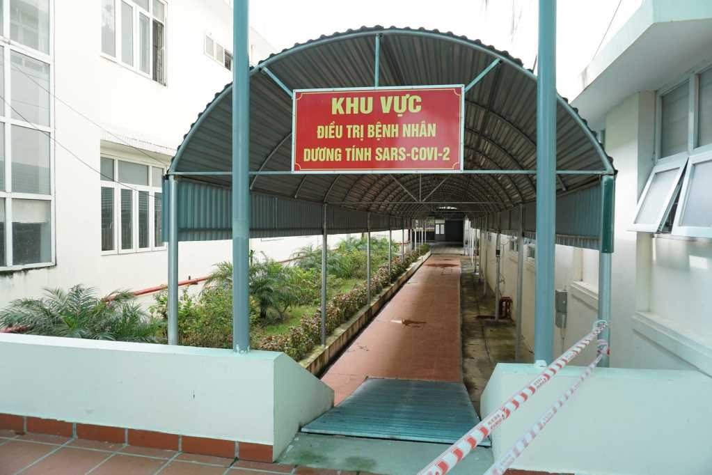 Khu điều trị bệnh nhân Covid-19 tại Trung tâm Y tế huyện Hải Hà, tỉnh Quảng Ninh. (Nguồn: quangninh.gov.vn)