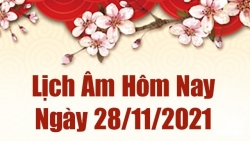 Lịch âm 28/11, Xem âm lịch hôm nay Chủ Nhật ngày 28/11/2021 tốt hay xấu?