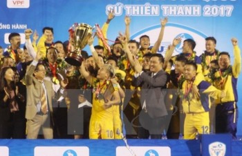 Sông Lam Nghệ An vô địch Giải bóng đá Cup Quốc gia năm 2017