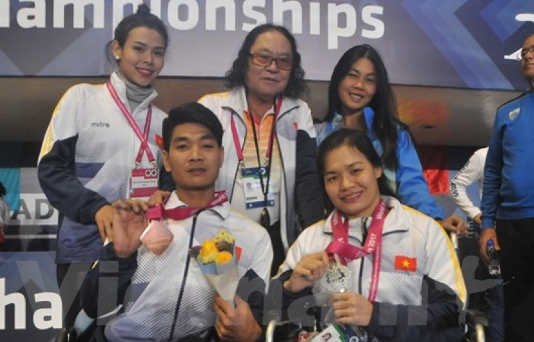 Việt Nam giành thêm 2 huy chương tại Giải vô địch bơi người khuyết tật