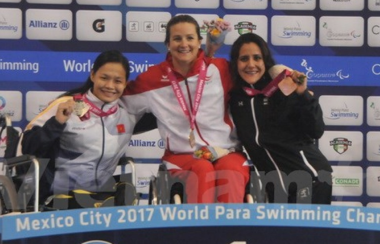 Giải bơi người khuyết tật thế giới 2017: Việt Nam giành 6 huy chương