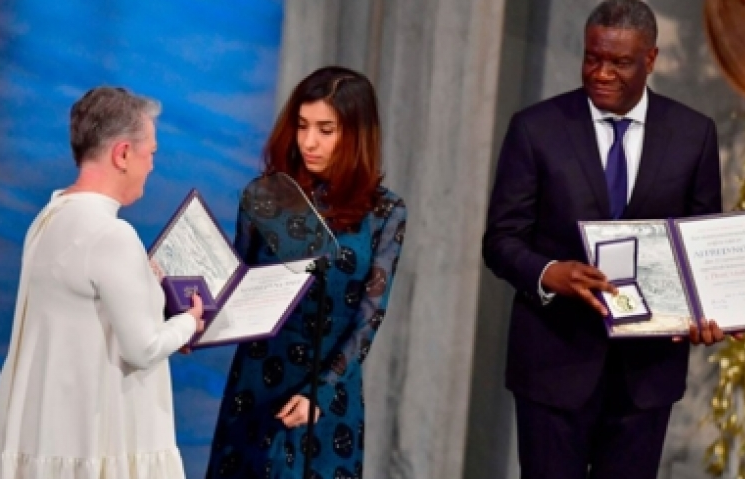 Nobel Hòa bình 2018 được trao cho các nỗ lực chấm dứt bạo lực tình dục