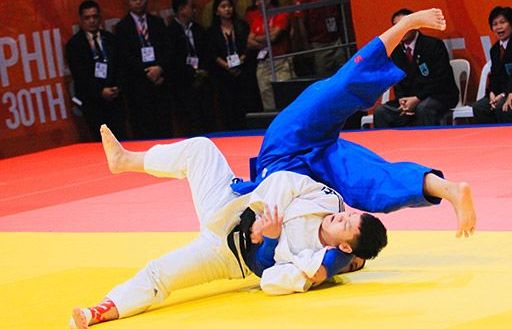SEA Games 30: Lê Anh Tài giành Huy chương Vàng Judo hạng dưới 90kg của nam