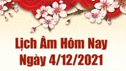 Lịch âm 4/12, Xem âm lịch hôm nay Thứ Bảy ngày 4/12/2021 tốt hay xấu?