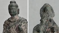 Tìm thấy hai bức tượng Phật cổ bằng đồng, lâu đời nhất tại Trung Quốc