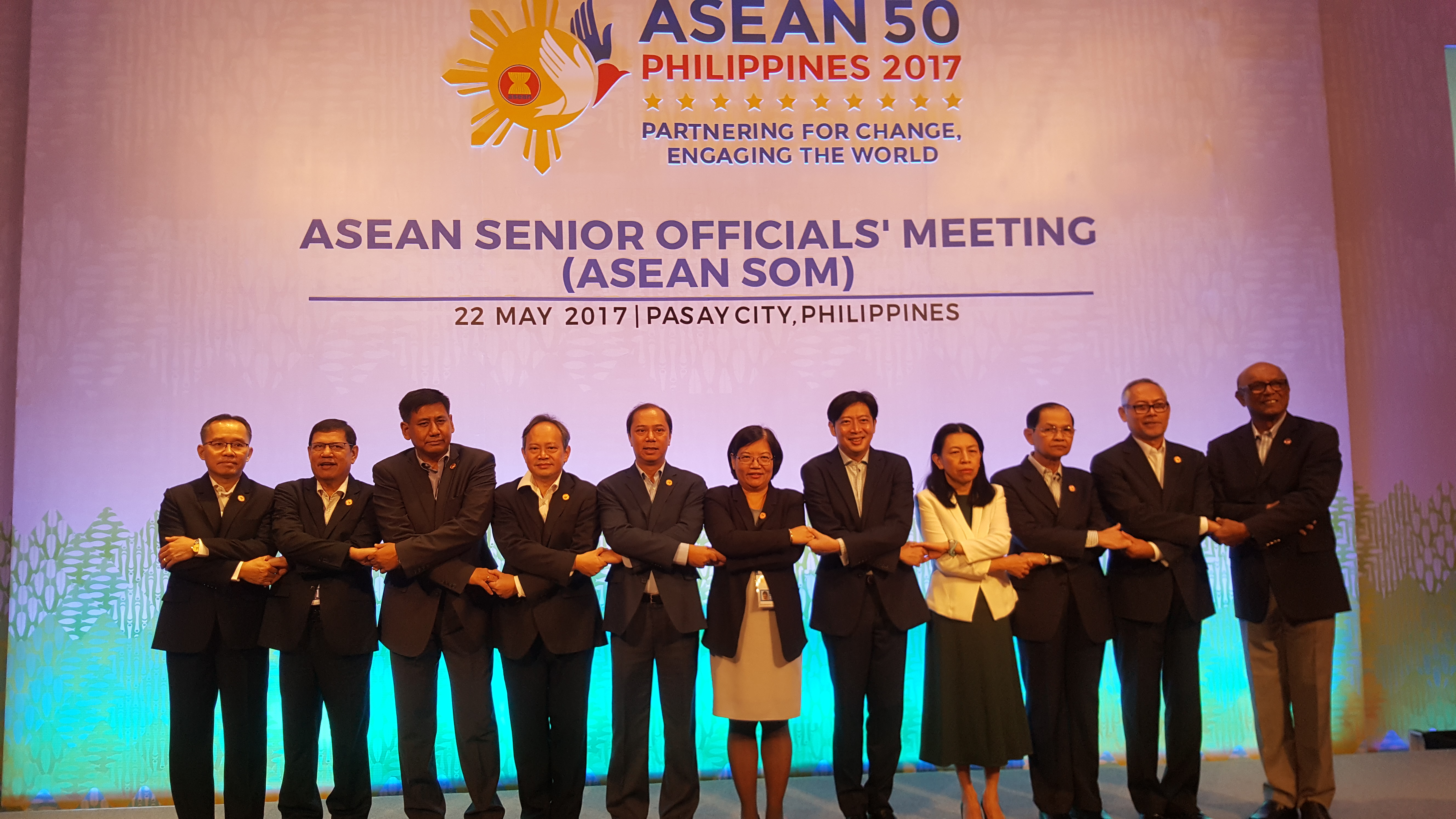 asean senior officials meet in philippines to prepare for upcoming amm