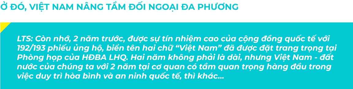Nhiệm kỳ Việt Nam tại Hội đồng Bảo an: “Cập bến” trong niềm tự hào
