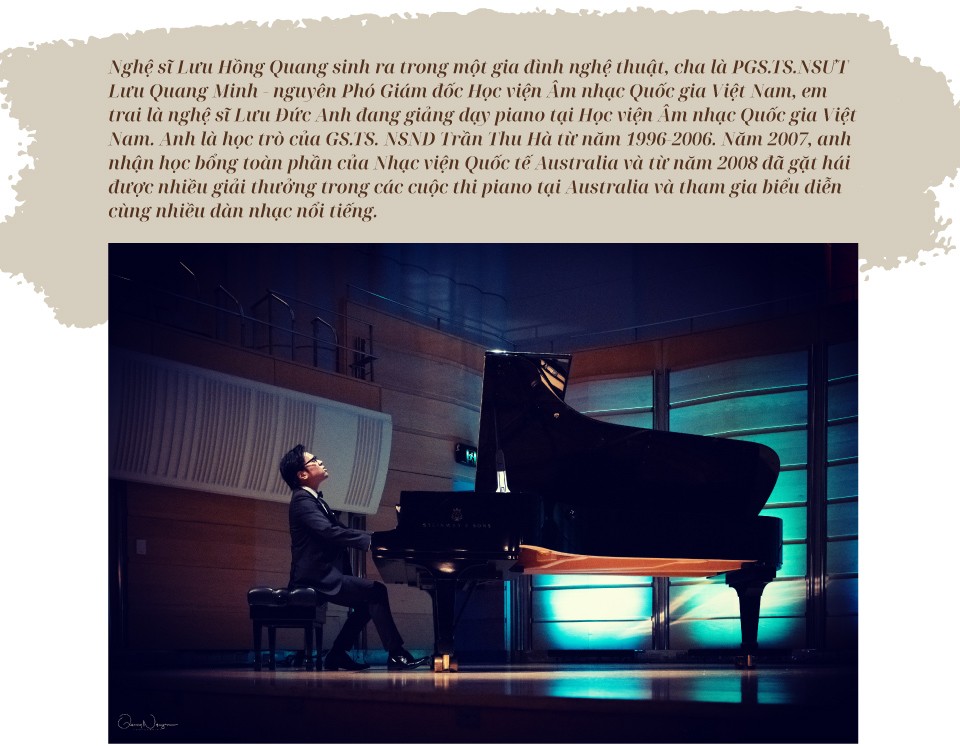Nghệ sỹ dương cầm Lưu Hồng Quang: Kể chuyện "Dùi mài kinh sử" ở trời Tây