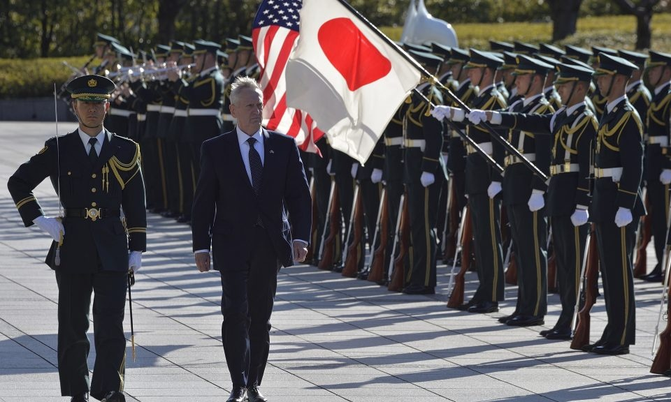 Nhật Bản chưa thể an tâm trước lời trấn an của Bộ trưởng Mattis
