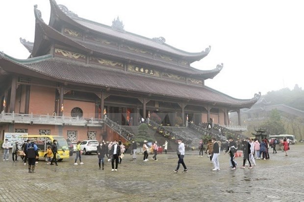 The Bai Dinh Pagoda Festival kicked off on February 6, or the sixth day of the Lunar New Year. (Photo: VNA)