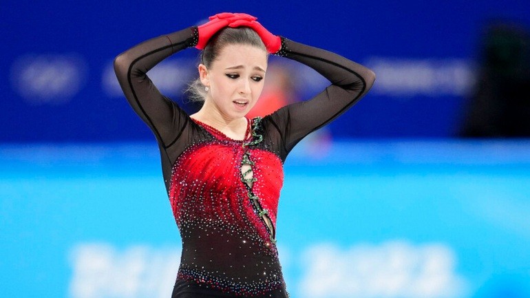 Kamila Valieva có nguy cơ bị tước tấm huy chương vàng Olympic. (Nguồn: Dân trí)
