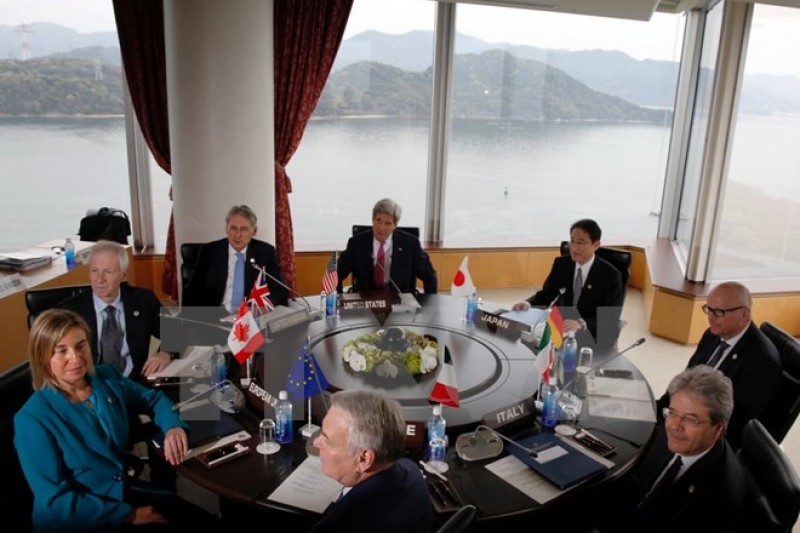 G7: Các Ngoại trưởng phản đối hành động khiêu khích ở Biển Đông