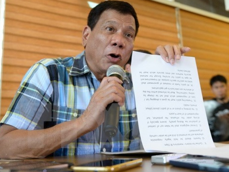 Ông Rodrigo Duterte: Philippines sẽ không phụ thuộc vào Mỹ