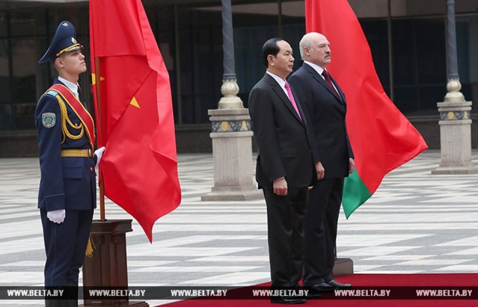 Báo Belarus đưa đậm nét chuyến thăm chính thức của Chủ tịch nước Trần Đại Quang