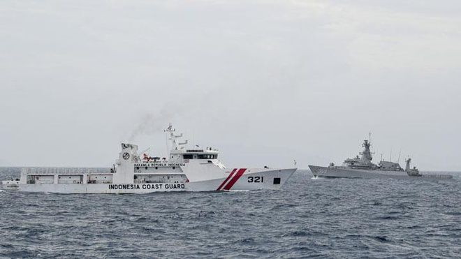 Indonesia: Tàu hải cảnh Trung Quốc quấy rối tại Biển Natuna