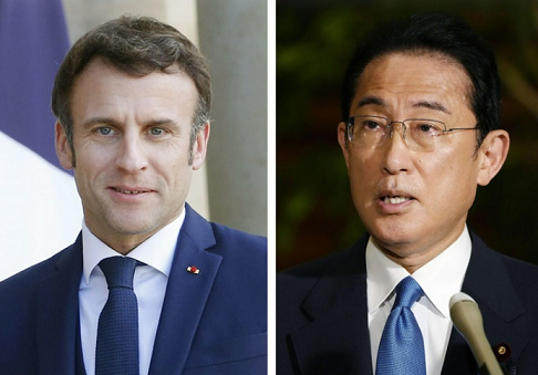 Nhật Bản, Pháp cam kết hợp tác chặt chẽ trong vấn đề Ukraine