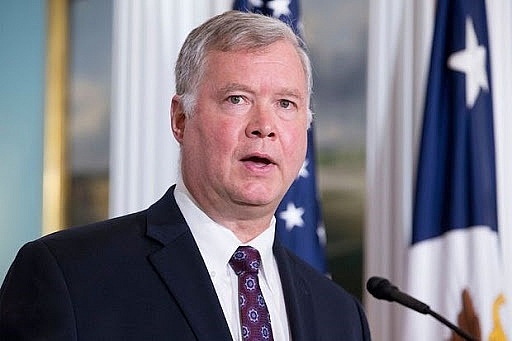 Đặc phái viên Mỹ về vấn đề Triều Tiên Stephen Biegun. (Nguồn: AP) 1431 unnamed 1