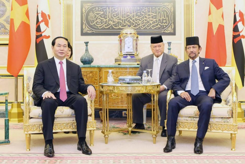 Brunei-Việt Nam: Quyết tâm phát triển quan hệ cả bề rộng lẫn chiều sâu