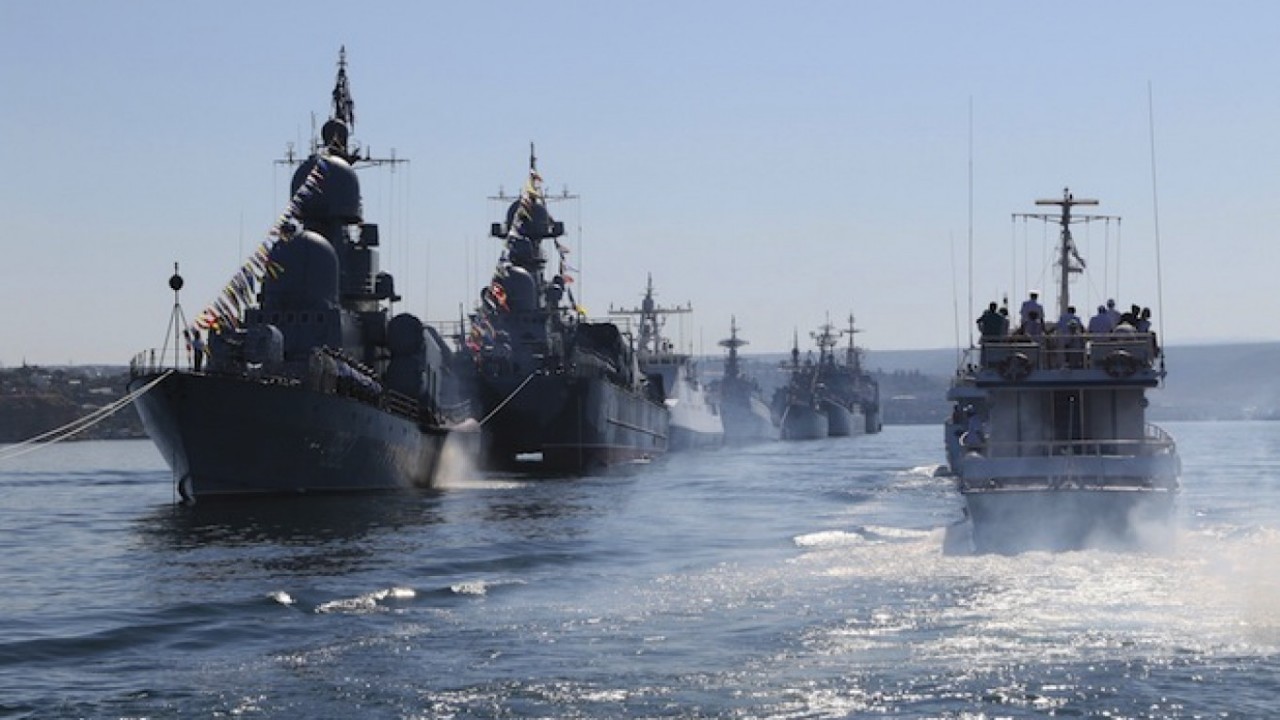 Tàu chiến thuộc Hạm đội Biển Đen của Nga. (Nguồn: SCMP)