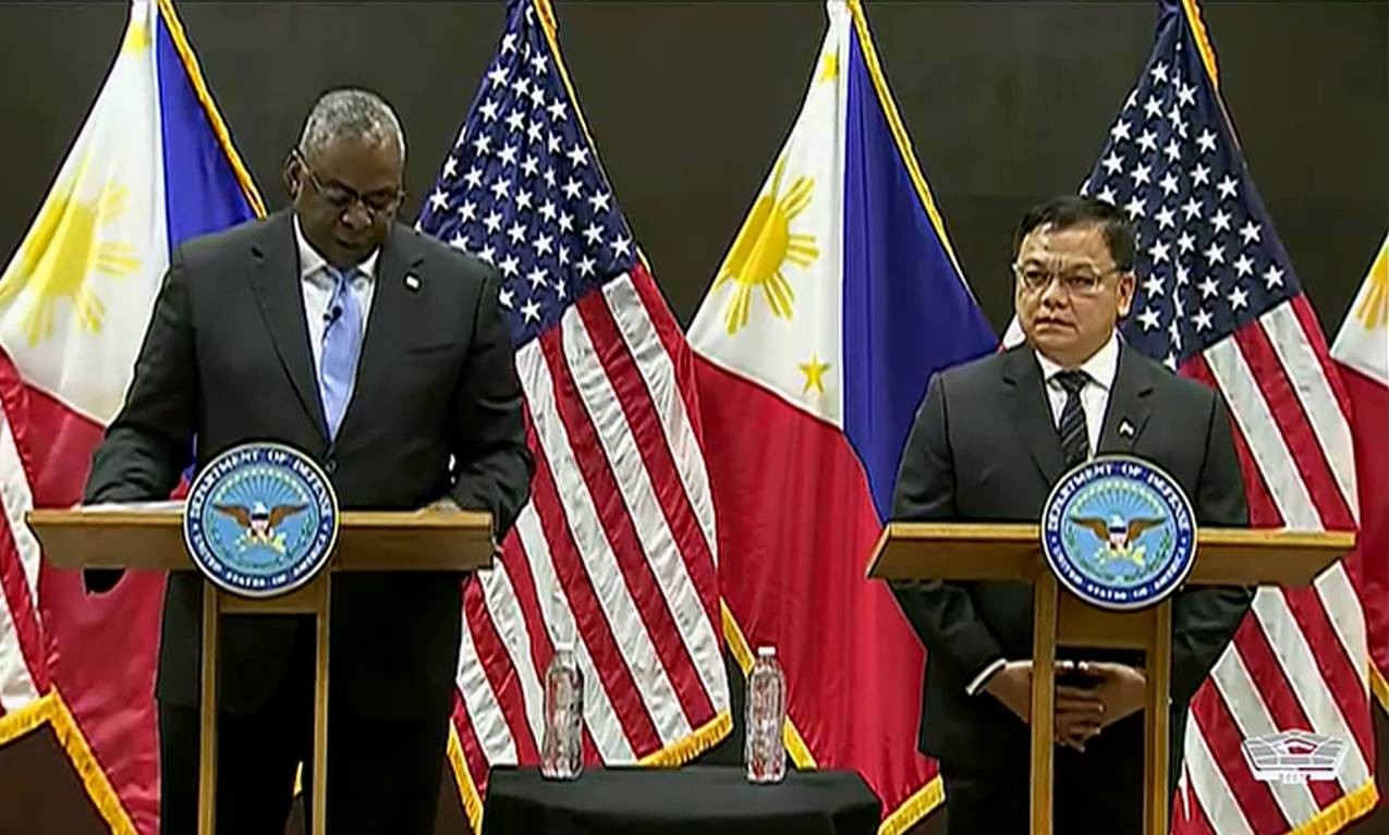 Philippines tuyên bố hợp tác với Mỹ để bảo vệ lợi ích ở Biển Đông