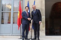 party and state leader receives french prime minister